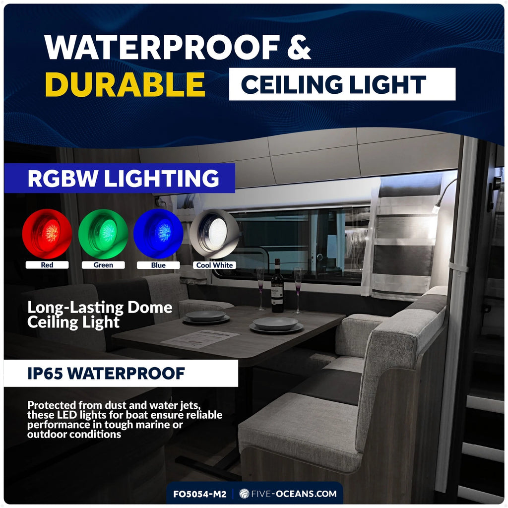 6" RGBW LED Dome Ceiling Light for FO5054 (Fits )