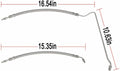 Trim Tilt Hydraulic Ram Cylinder Hose Kit for Mercruiser Alpha One (1983–1996)