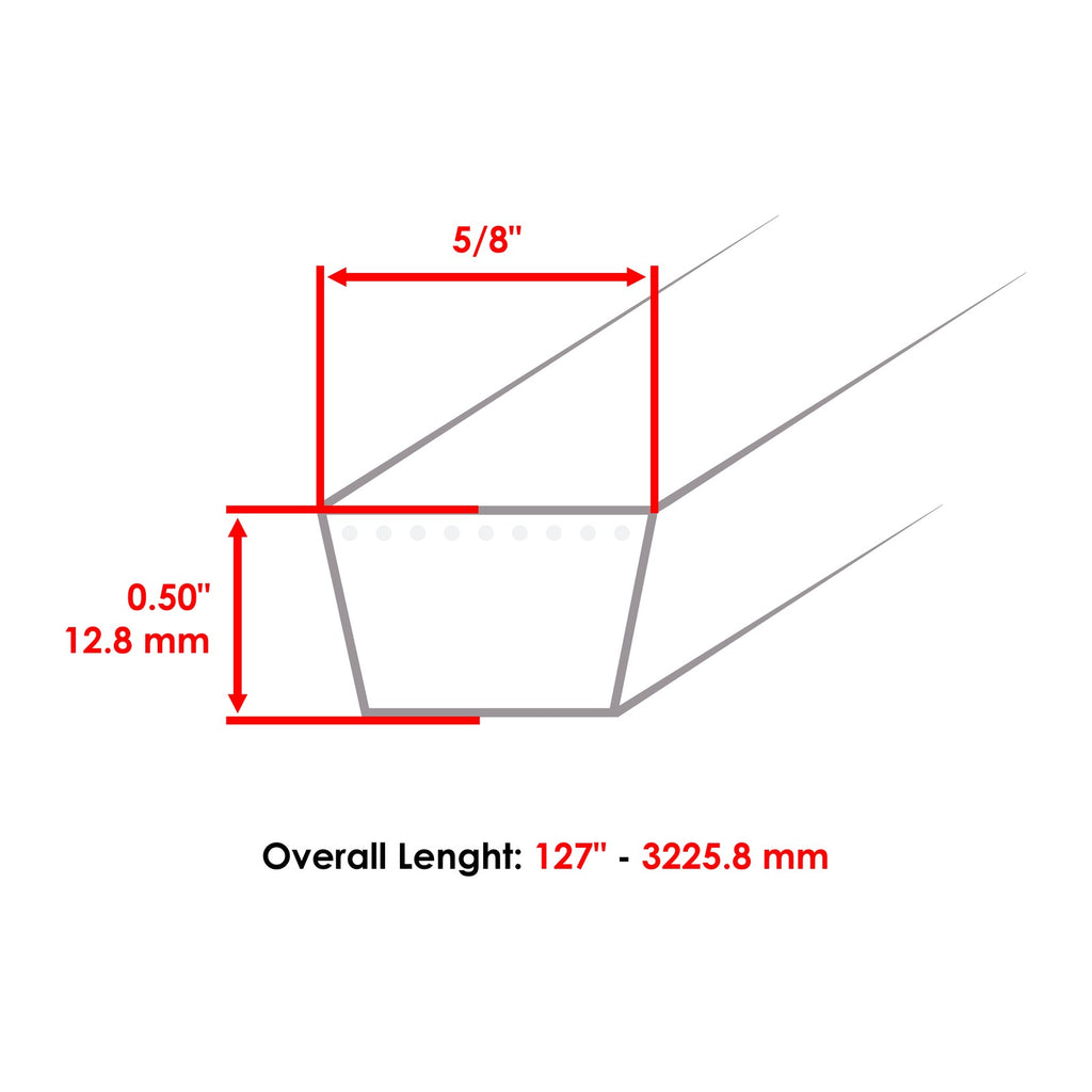 Deck Belt Replacement for Scag SMVR 48 SVR48V (2022–2024)