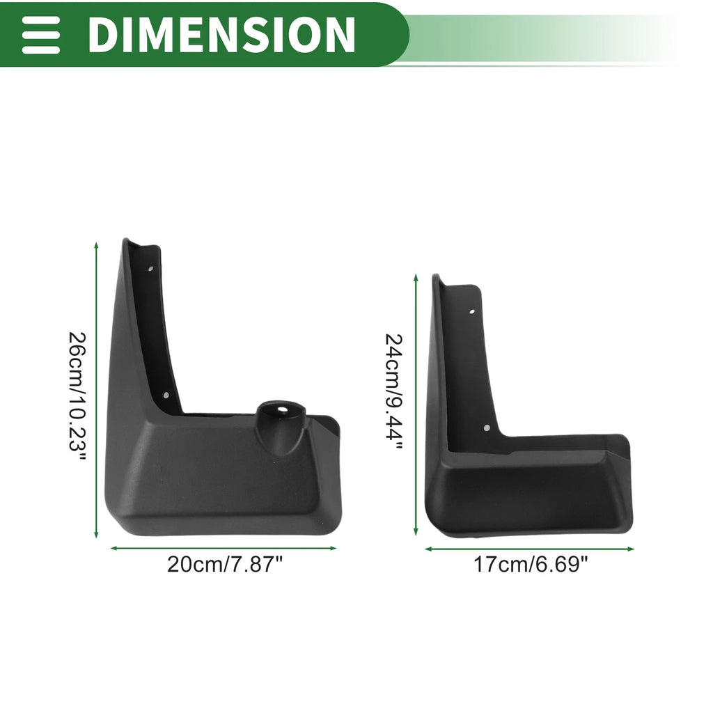 Mud Flaps Splash Guards Front Rear for Lexus UX (2019–2023)