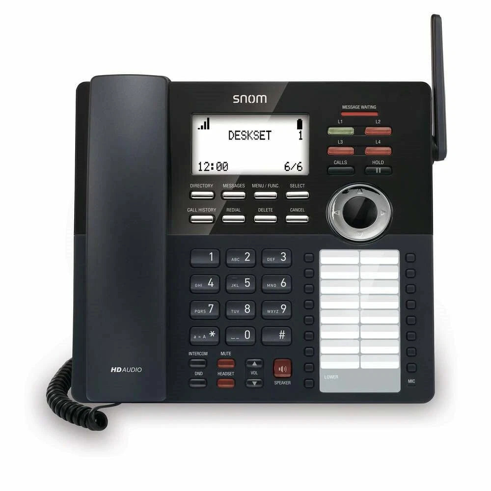 Snom M18-KLE SIP DECT Deskset for 4-Line Systems