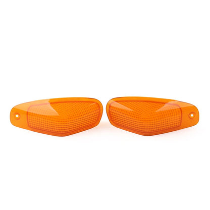 Front Turn Signal Indicator Lens Pair for Kawasaki ZZR400 (1993–2003) ZZR600 (1993–2008)