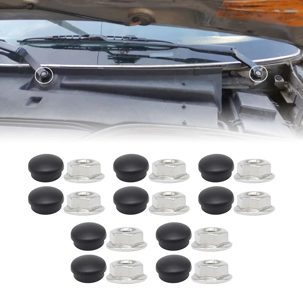 20 Piece Wiper Nut Cap Set for Cars (Latest Models)
