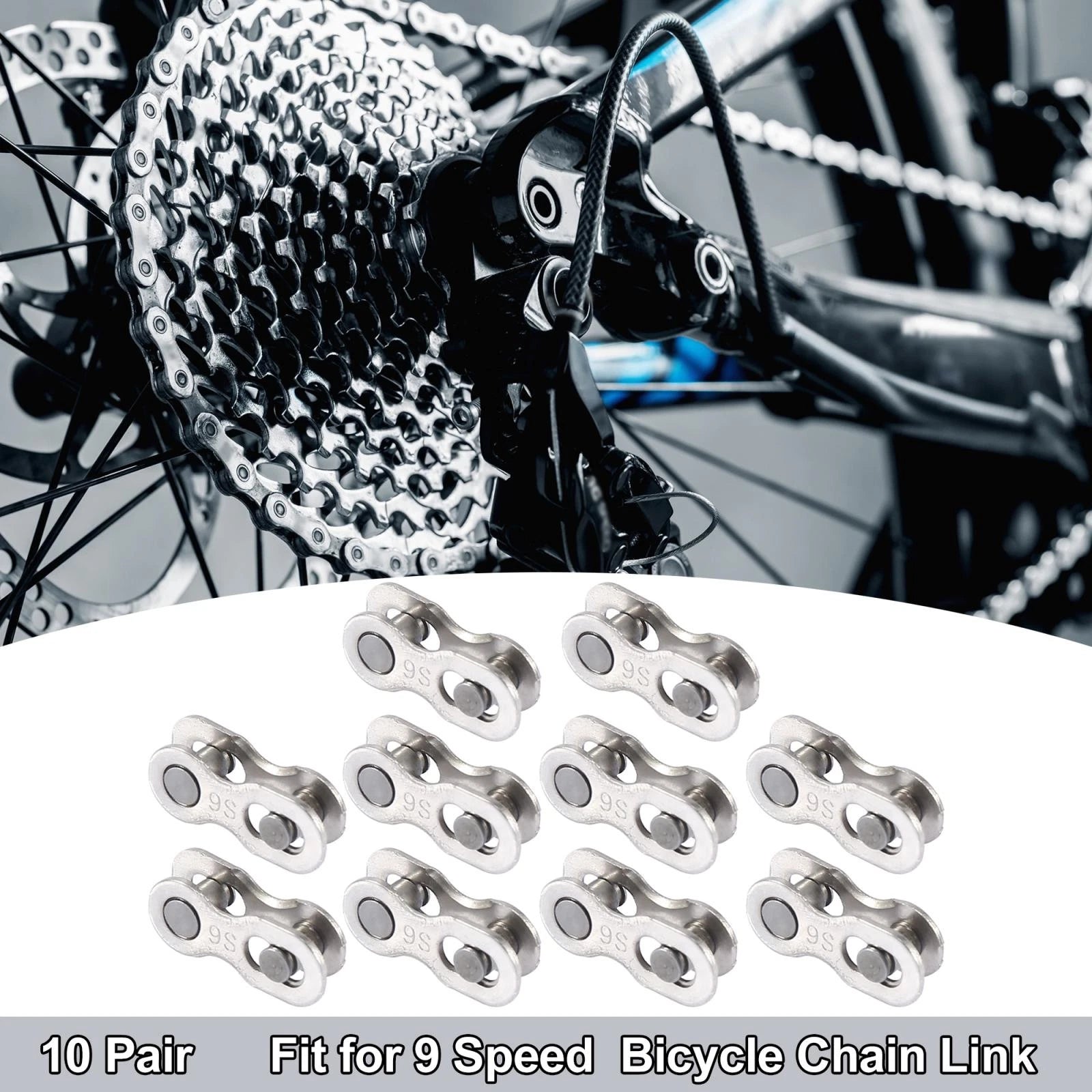 Master Chain Link Connectors 9 Speed Reusable Pair for Bicycle (2010–2020)