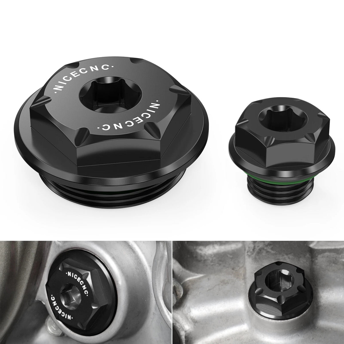 Set of 2 Engine Timing Plugs for Honda TRX450ER (2006–2014)