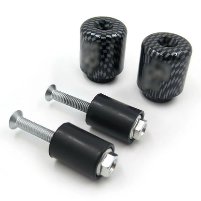 Carbon Bar Ends Weights Sliders for Yamaha YZF-R1 (1998–2012) Rubber