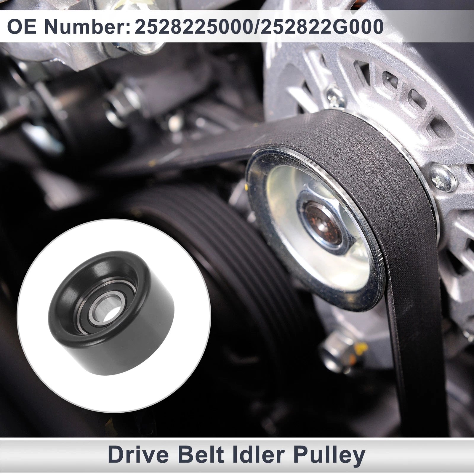 Drive Belt Idler Pulley Replacement for Hyundai Tucson (2006–2018)