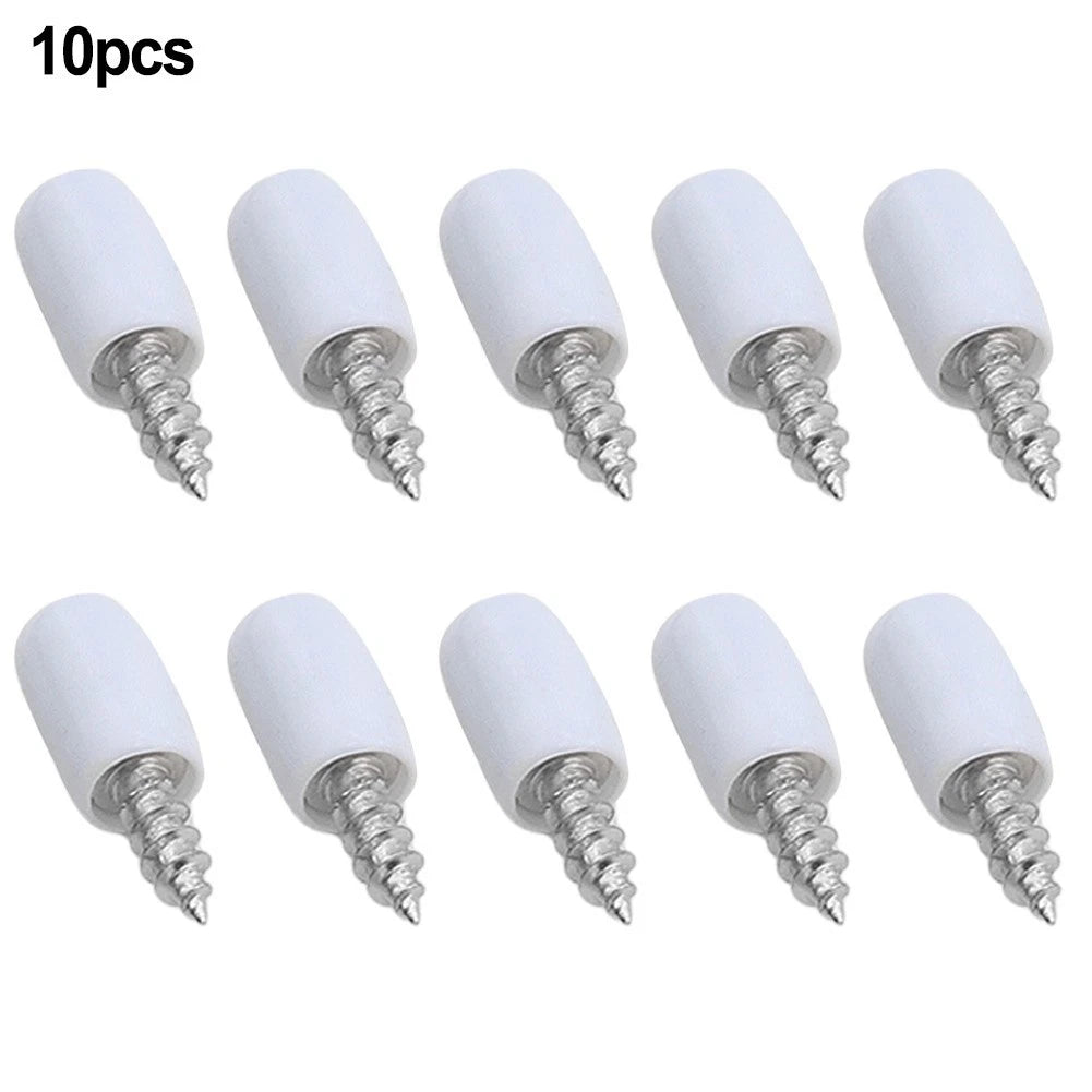 10pc Self-tapping Screws for Cabinet Bracket Laminate Support Glass Pegs
