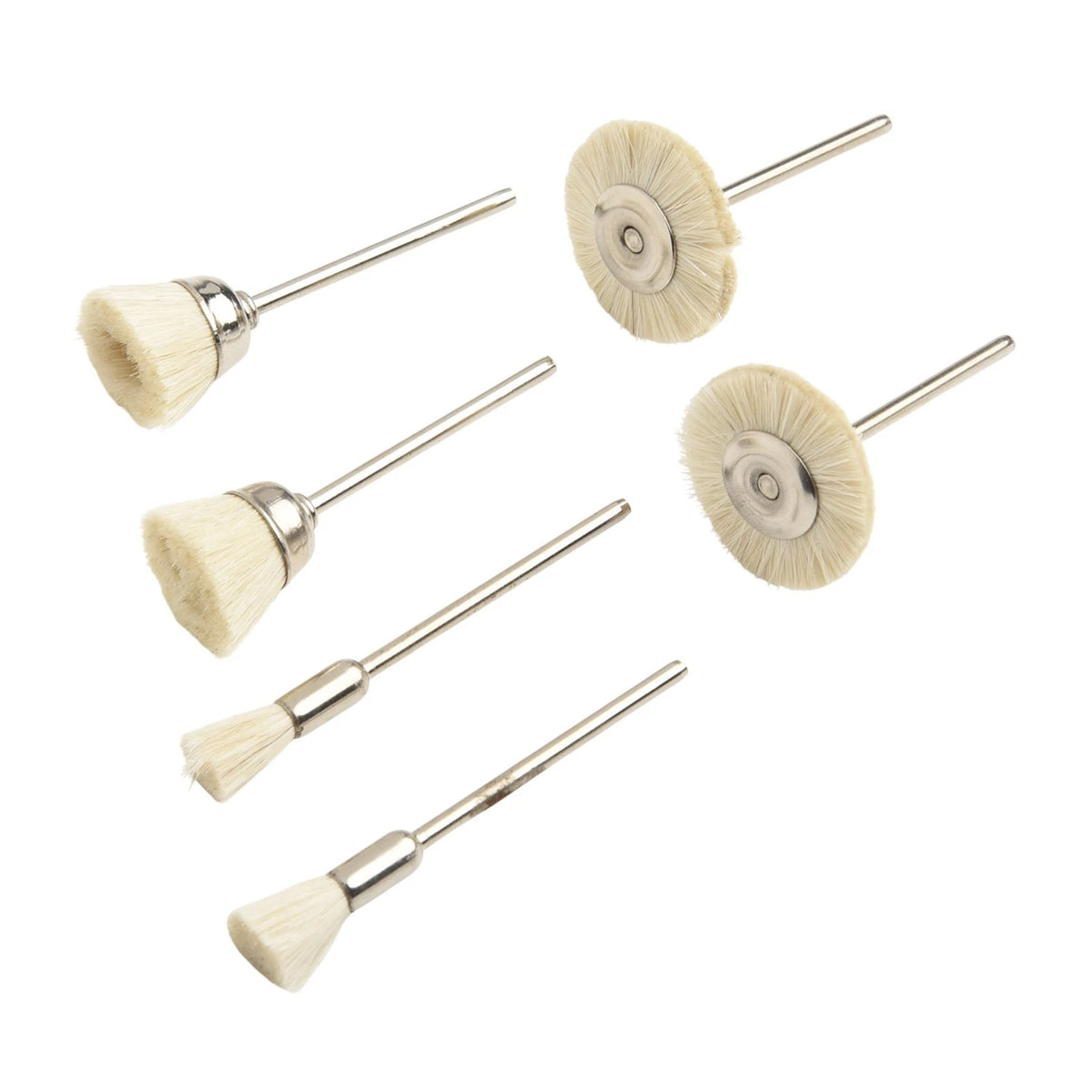 Cleaning Brushes Set of 4 Rust Steel Wool Cup 15-25mm 2.35mm