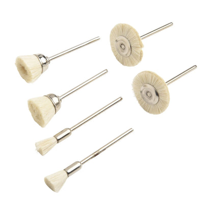 Cleaning Brushes Set of 4 Rust Steel Wool Cup 15-25mm 2.35mm