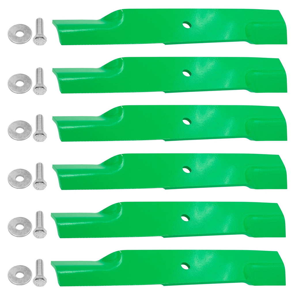 High Lift Blades with Bolts for Dixie Chopper Zee 1 Zee 2 (42 in)