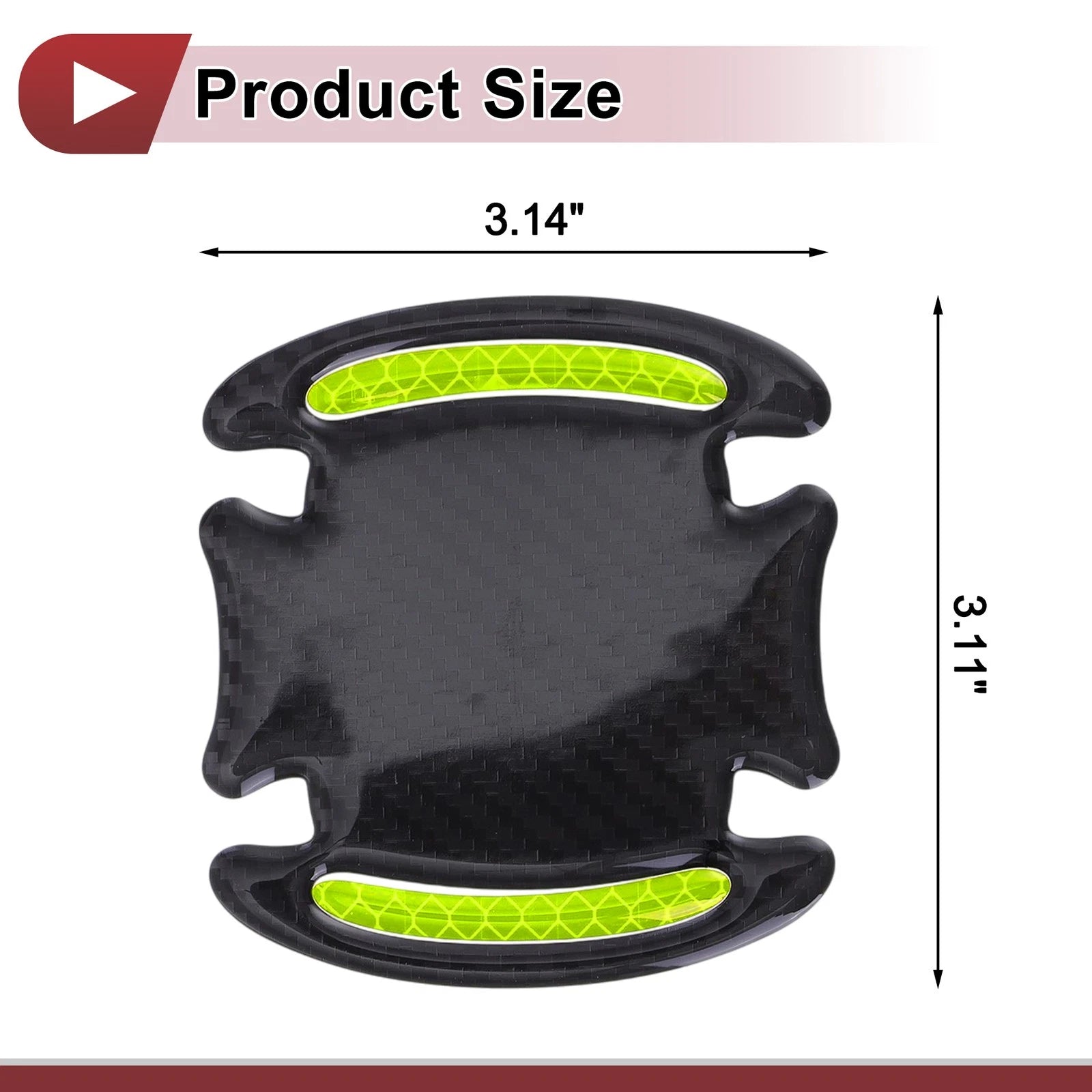 3D Car Door Handle Scratch Protector for Universal Vehicles (2010–2023)