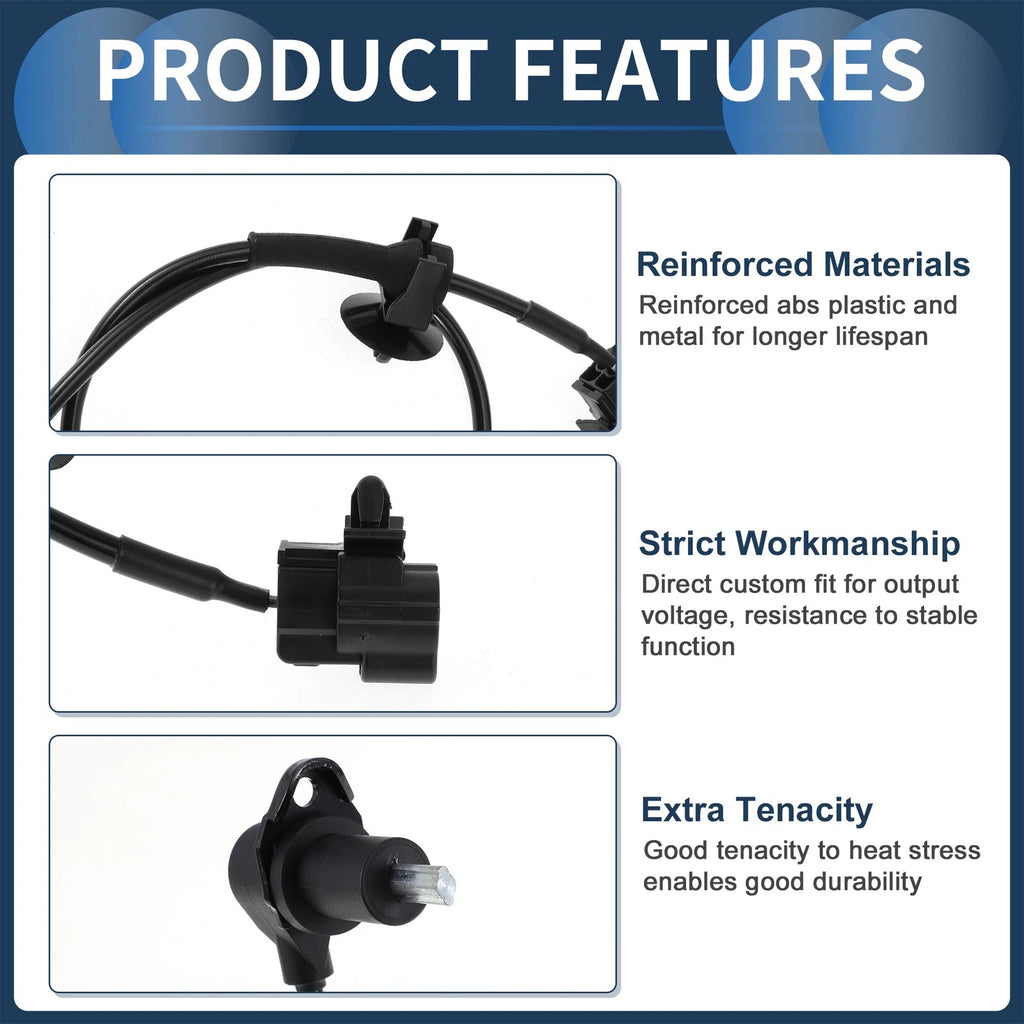 ABS Wheel Speed Sensor Replacement for Chevrolet Aveo Rear Right (2012–2017)