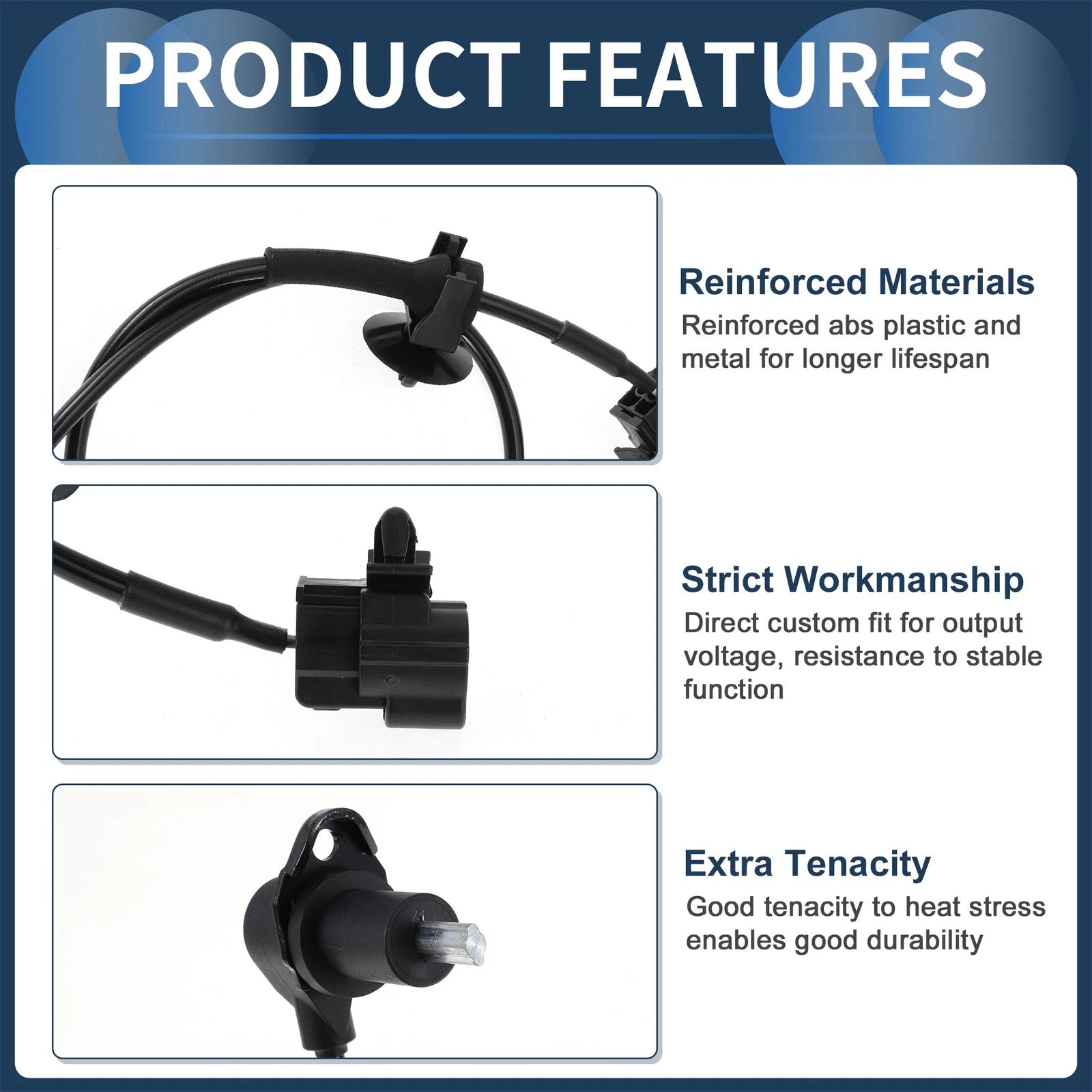 ABS Wheel Speed Sensor Replacement for Chevrolet Aveo Rear Right (2012–2017)