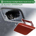 Front Left Headlight Washer Nozzle Cover Cap for Mercedes-Benz Red (2014–2023)