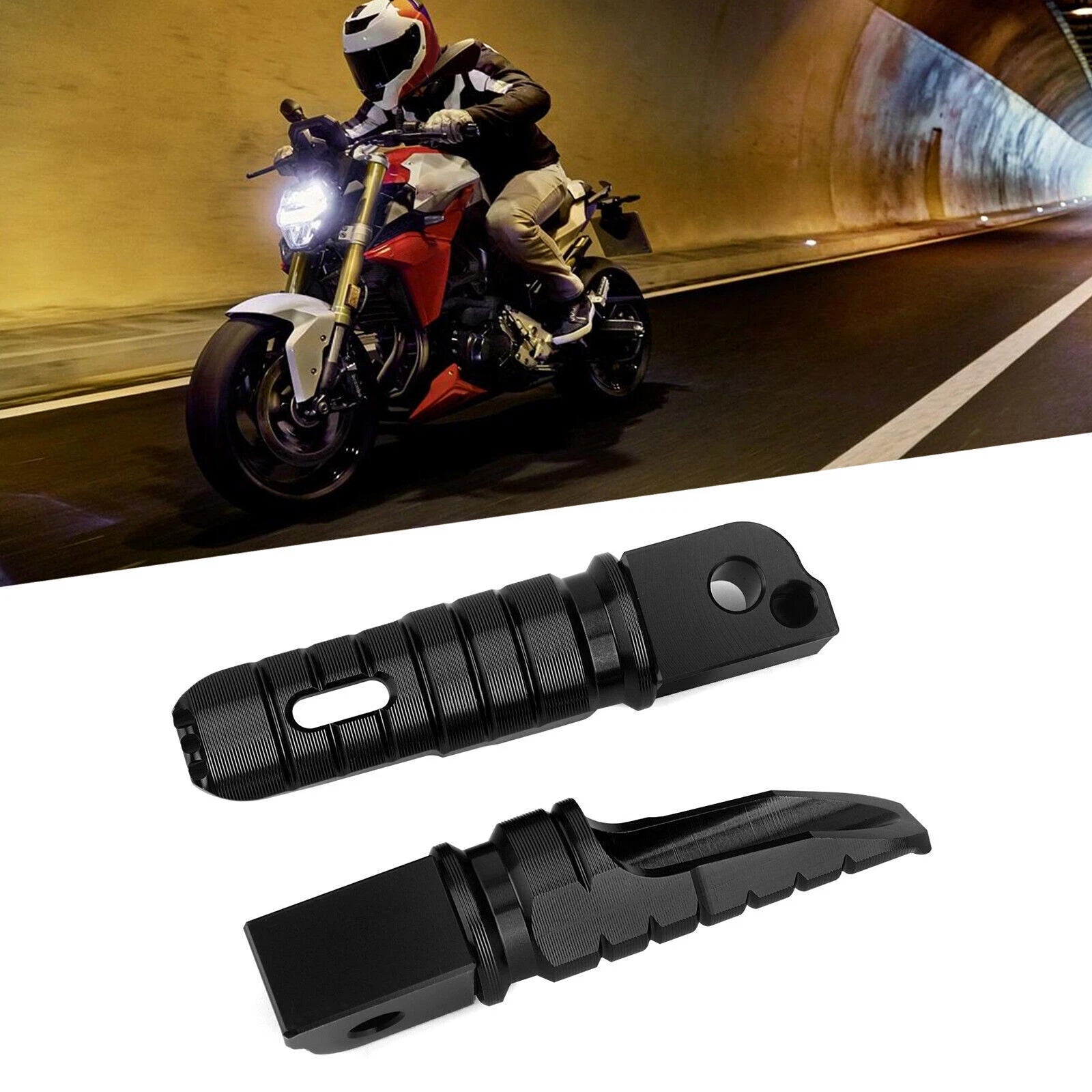 Rear Footrests Foot Pegs for BMW R Ninet F900R F900XR R1200R R1200RS R1250R (2014–2023)