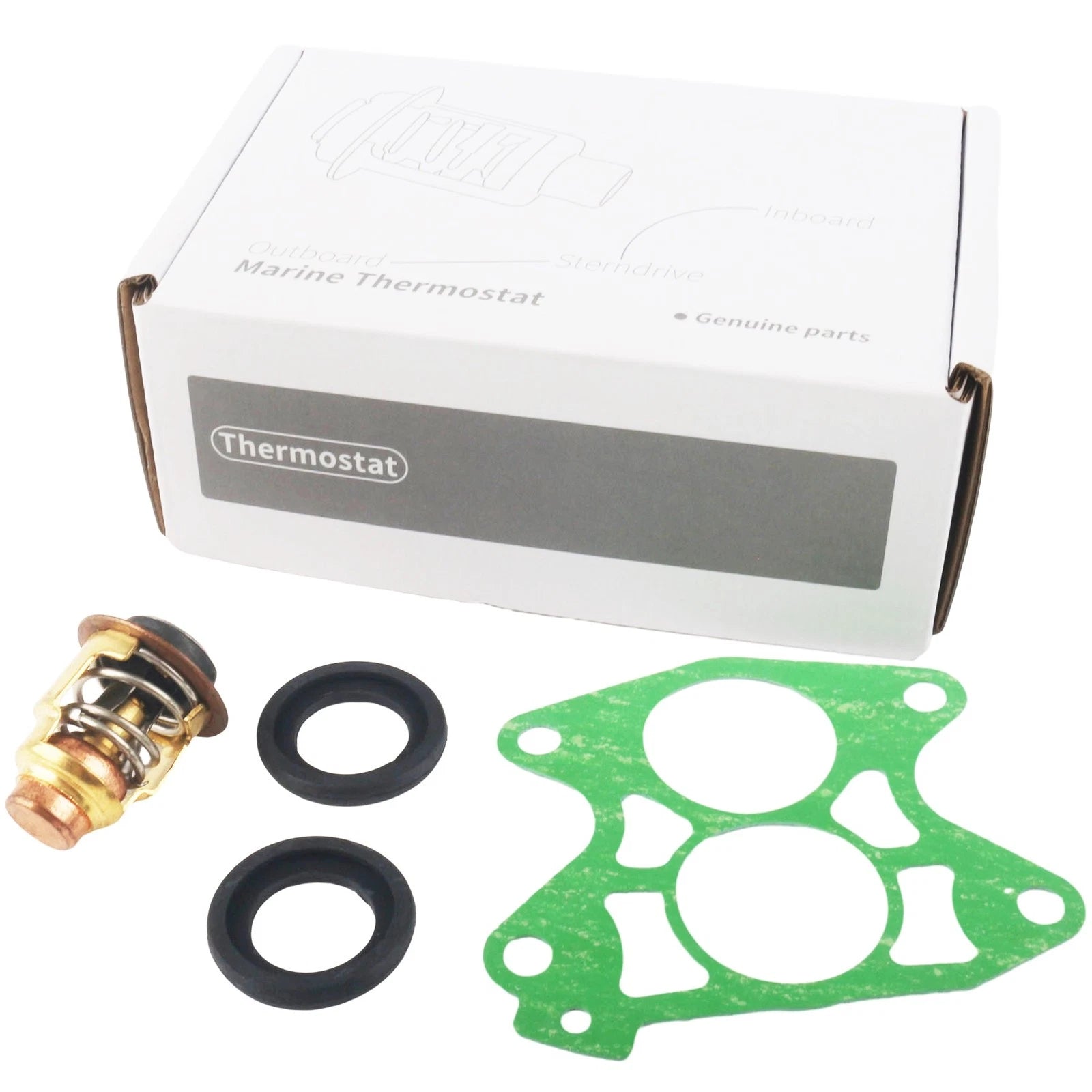Thermostat with Cover Gasket Kit for Yamaha 75-200 HP (All Years)