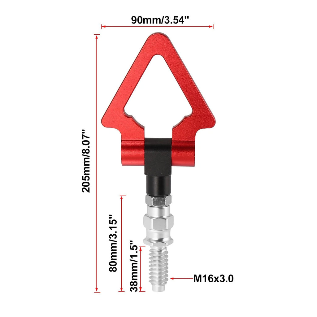 Tow Hook Triangle Ring Screw On for BMW 3 5 7 Z3 Z4 (1996–2006)