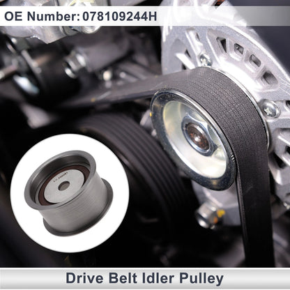 Drive Belt Idler Pulley Replacement for Audi A4 (1996–2005) Steel