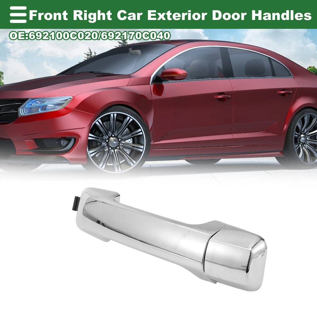 Front Right Exterior Door Handle Replacement for Toyota Tundra (2007–2021)