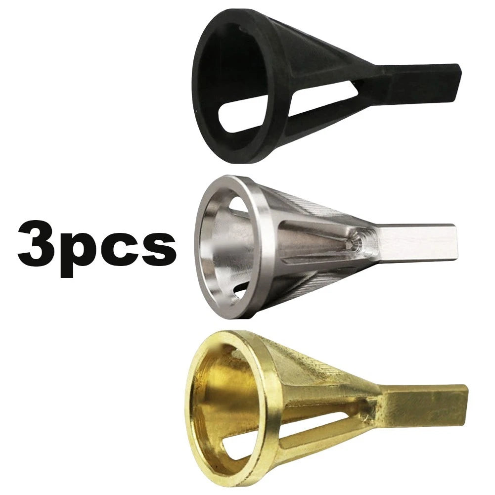 3 Pcs Deburring Tools Chamfer Bits for Metal Repair
