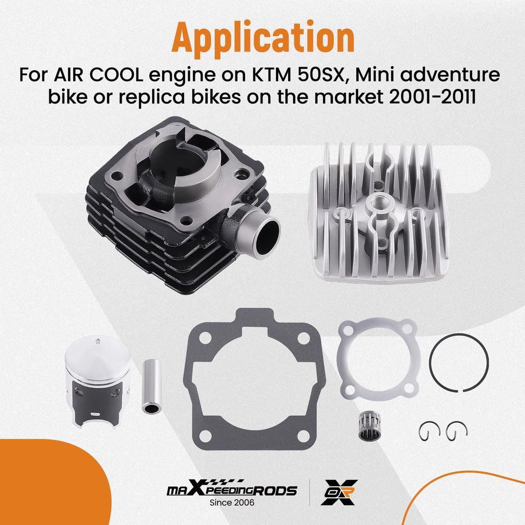 Cylinder Piston Set for KTM 50 SX 50SX (2000–2023)