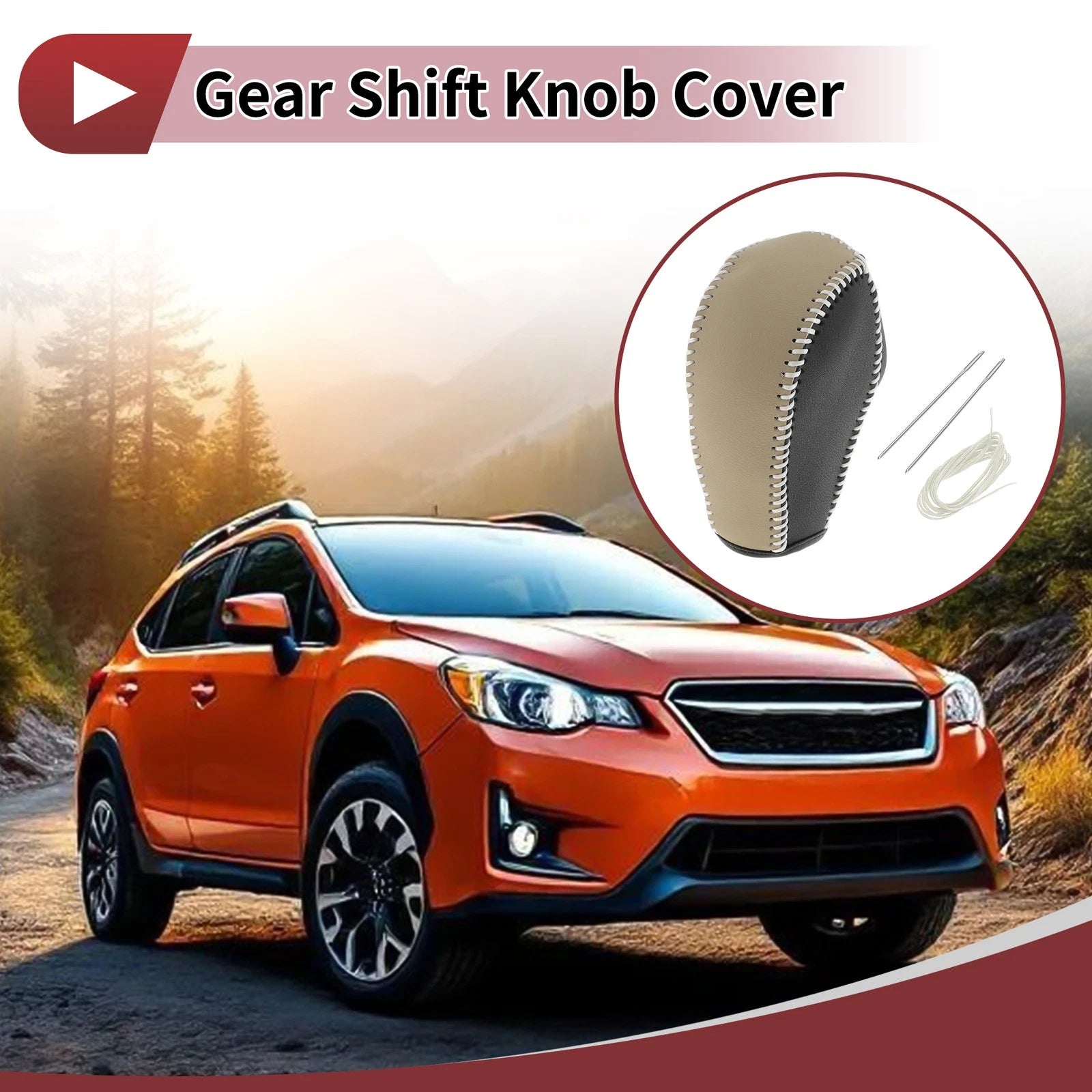 Gear Shift Knob Cover Replacement for Subaru Forester (2014–2017)