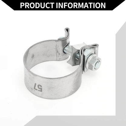 Exhaust Pipe Clamp for Car Stainless Steel 2.24" (30mm)