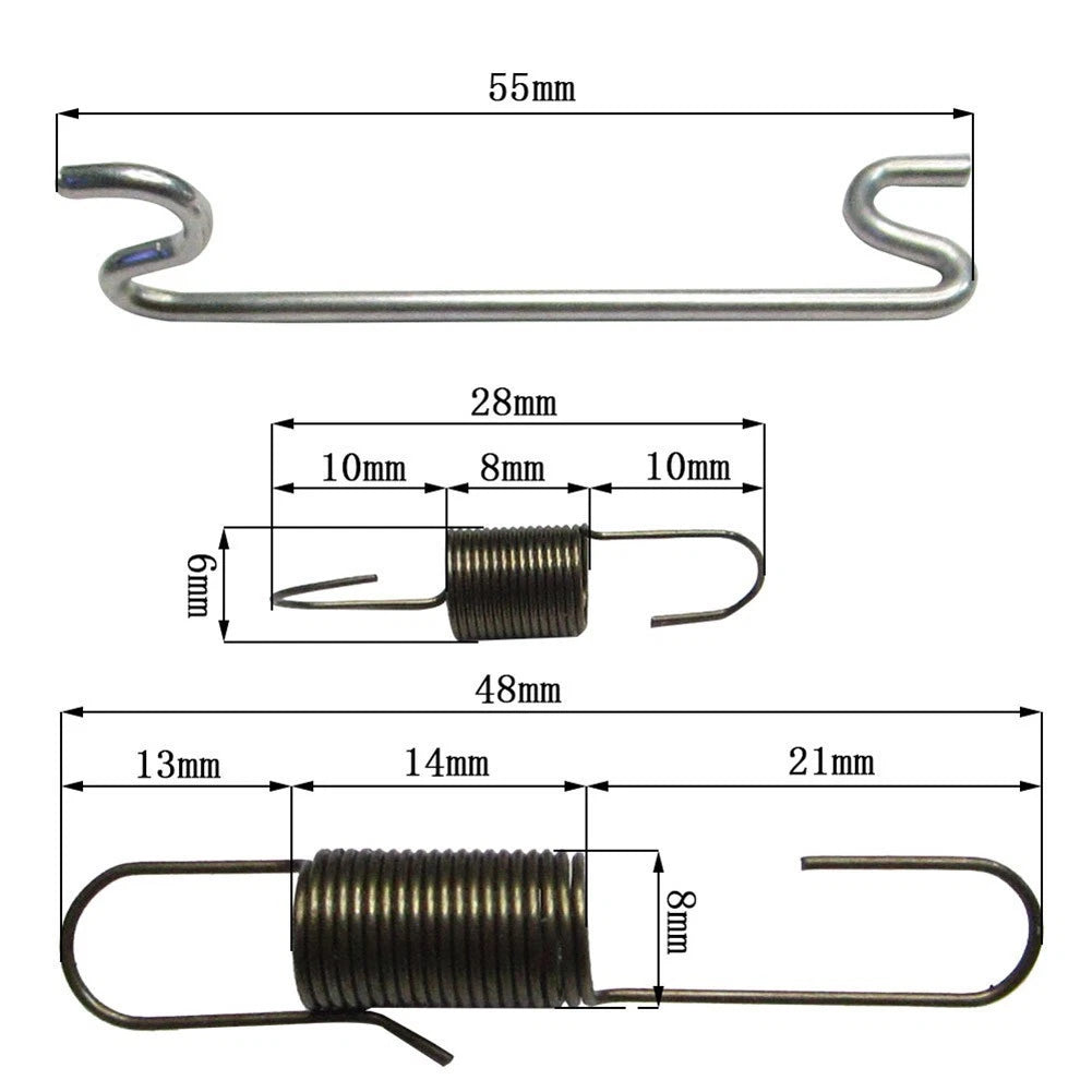 3X Throttle Governor Link Rod Speed Control Spring Return for Generator