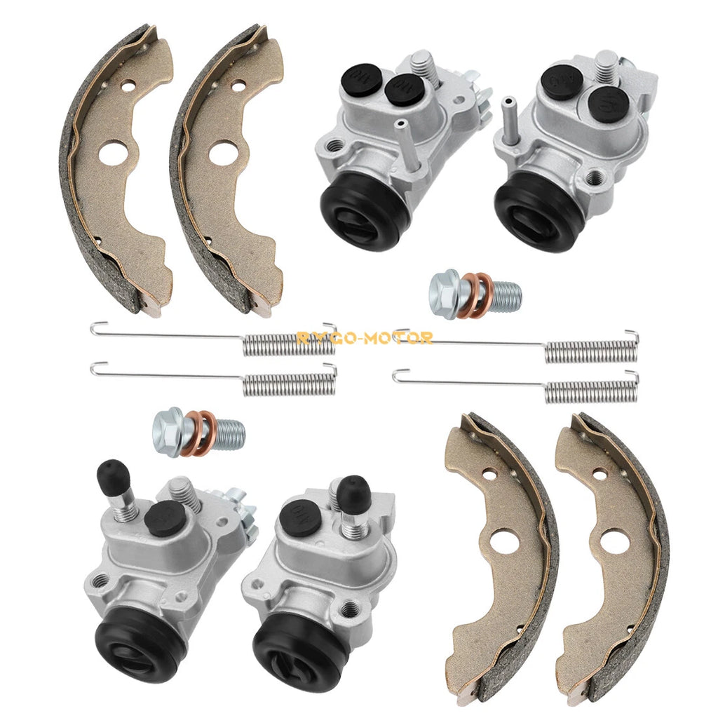 Front Brake Wheel Cylinders W/Shoes for Honda Fourtrax 300 TRX300FW (1988–2000)