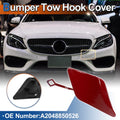 Front Tow Hook Cap for Mercedes-Benz C250 (2011–2015) Replacement Bright Red