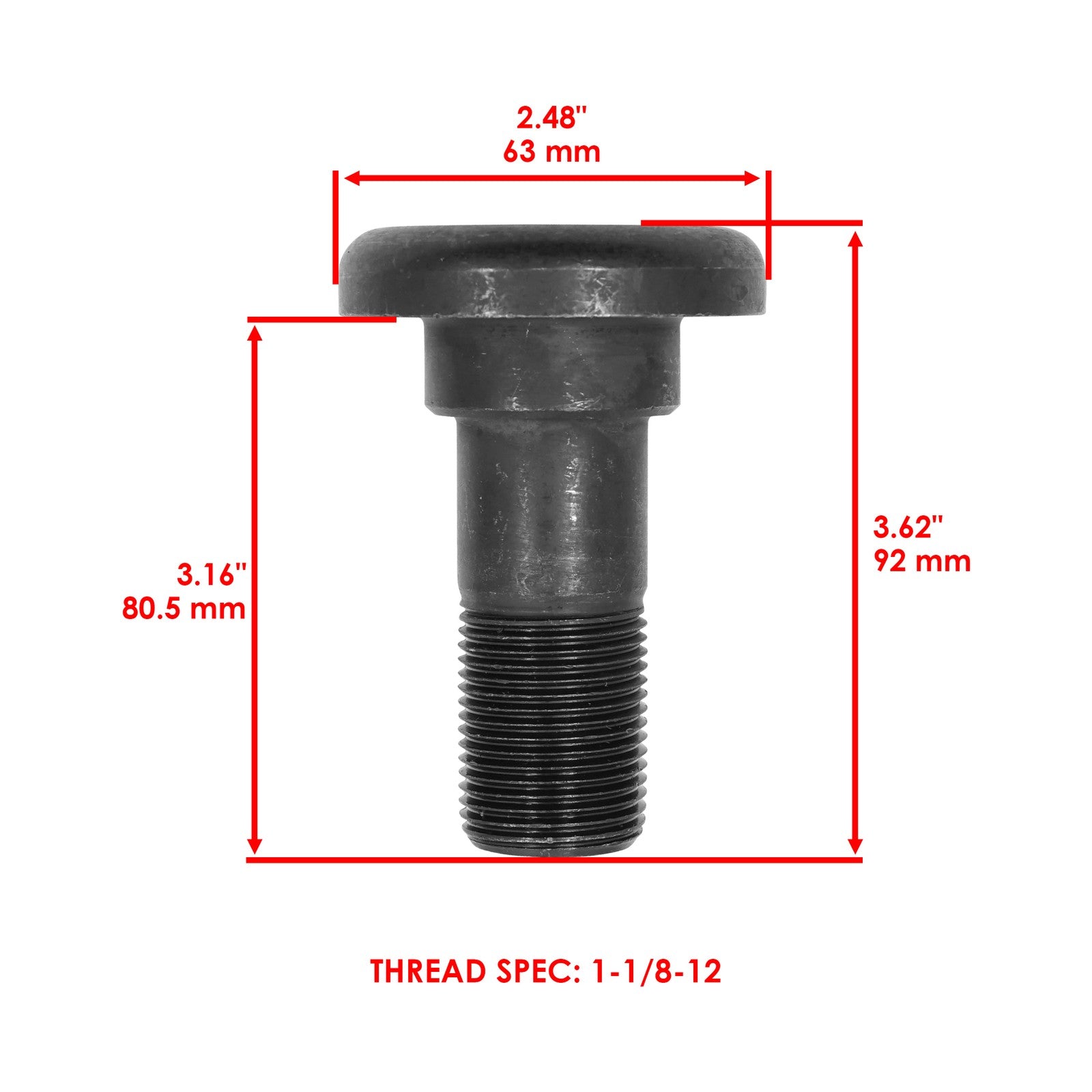 Uplift Deck Blade with Bolt for Bush Hog 3710 3715 2610 2615 (2000–2000)