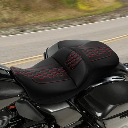 Rider Driver Passenger Seat for Harley Touring Electra Road Glide (2009–2023)