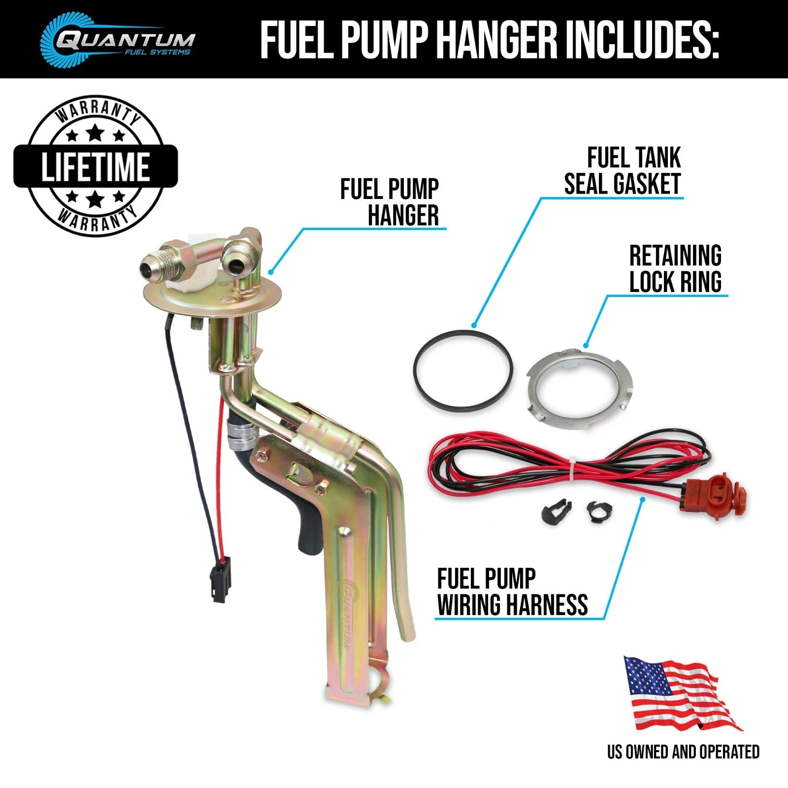 Fuel Pump Hanger for Fox/SN95 Mustang (1994–2004) 6AN E85 Safe