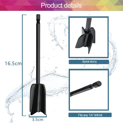 Epoxy Resin Mixer Attachment for Drill (16.5 x 3.5 cm)