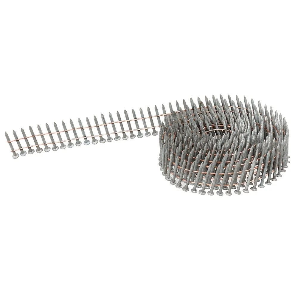 3600 Pcs 1-1/4" Hot-Dipped Galvanized Ring Coil Siding Nails Round Head