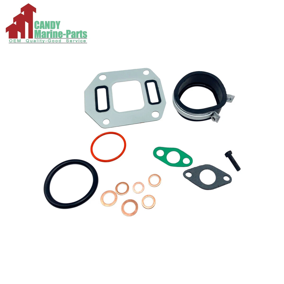 Turbo Gasket Kit for Volvo Penta Diesel 31 32 41 42 (No Years Specified) 3582563 876108 876312