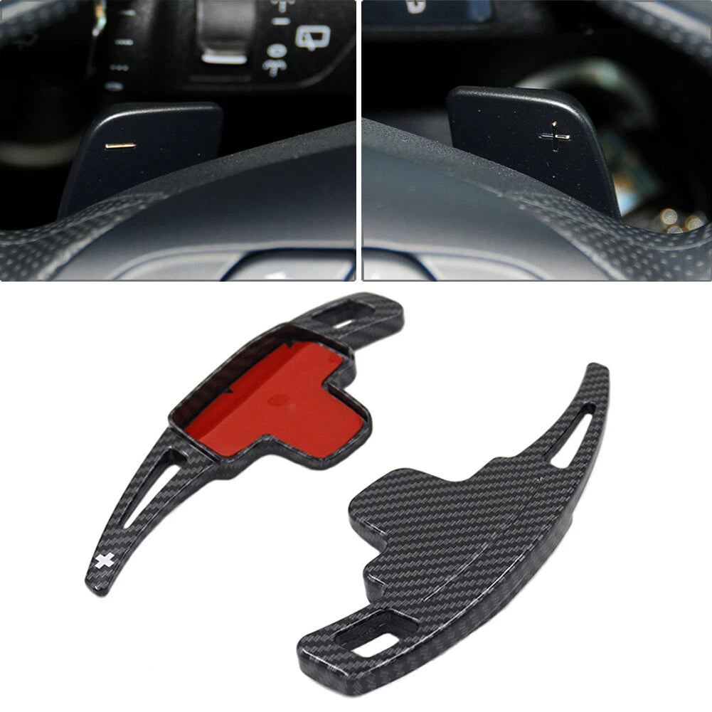 2x Steering Wheel Shift Paddle Extension For Mercedes Benz A B C E GLK SLK Class