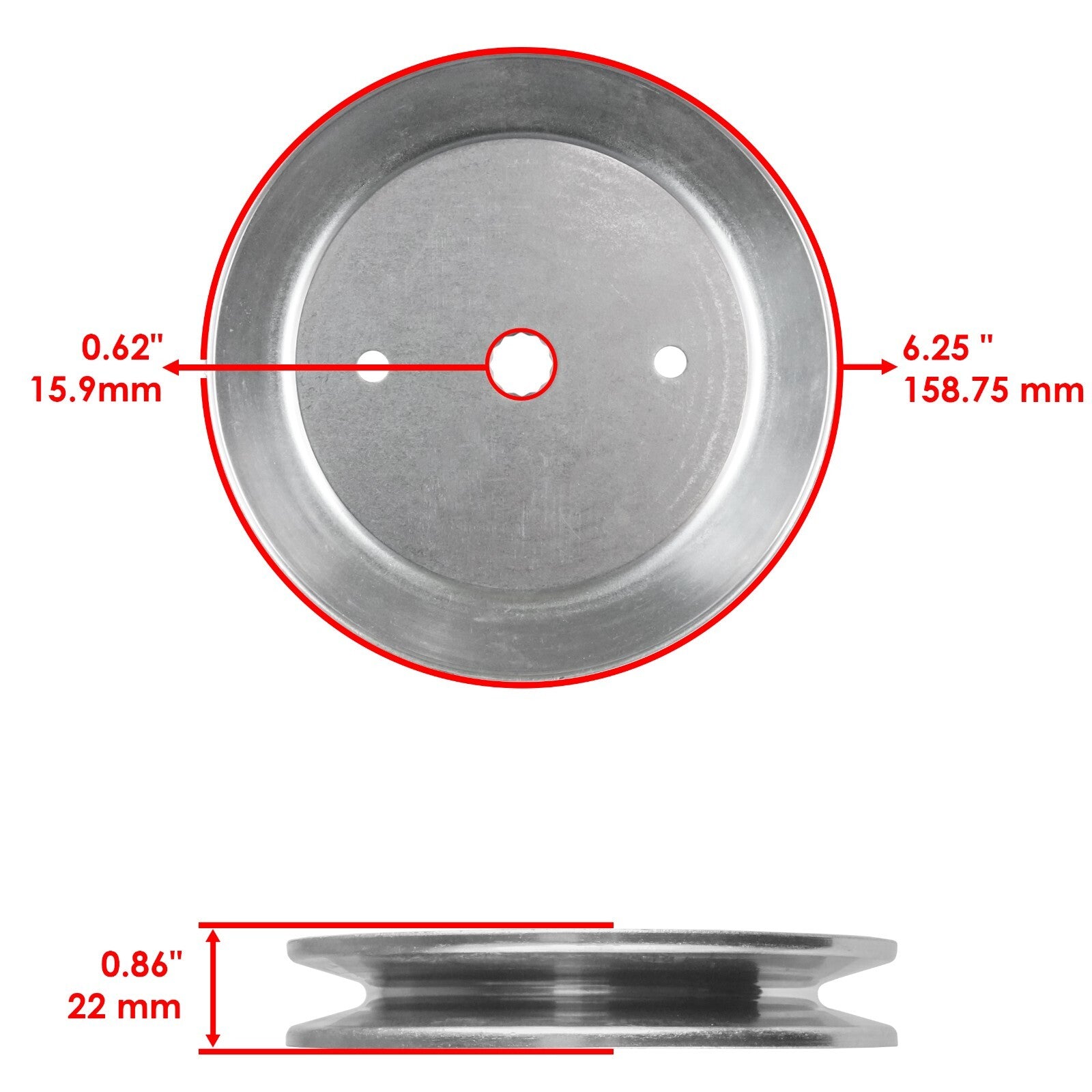 Deck Spindle and Pulley Replacement for Dixon D19KH42 D20KH42 (2000–2025)