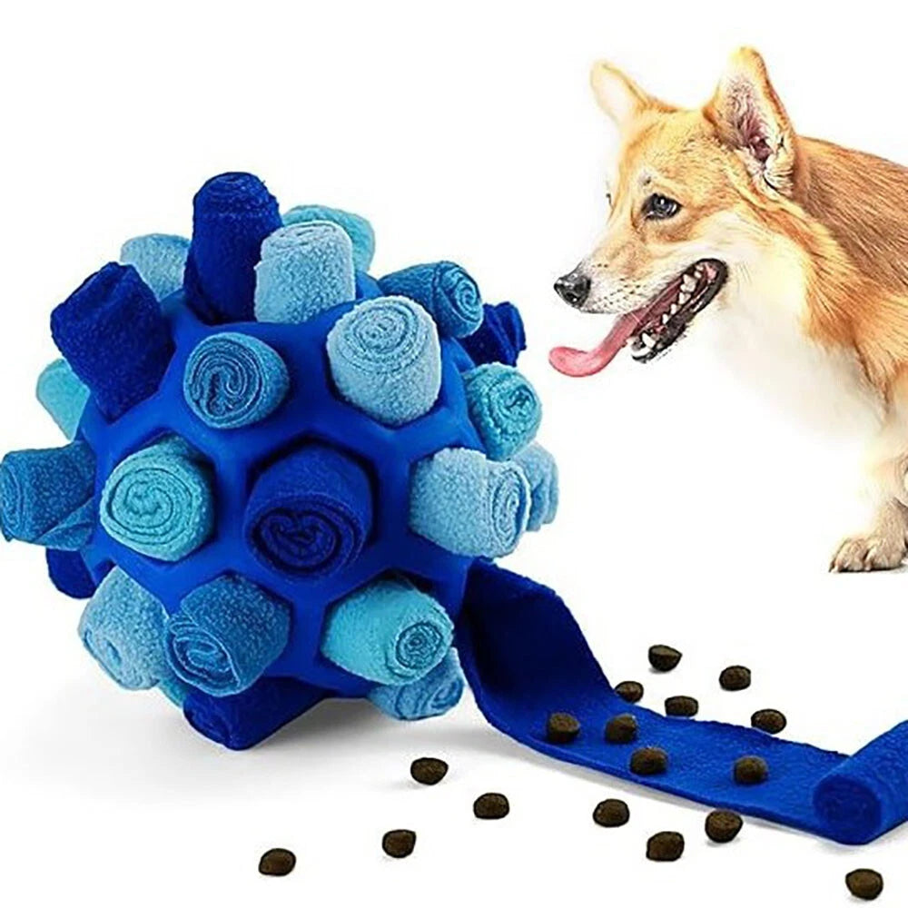Interactive Dog Food Training Puzzle Toy with Hidden Hole