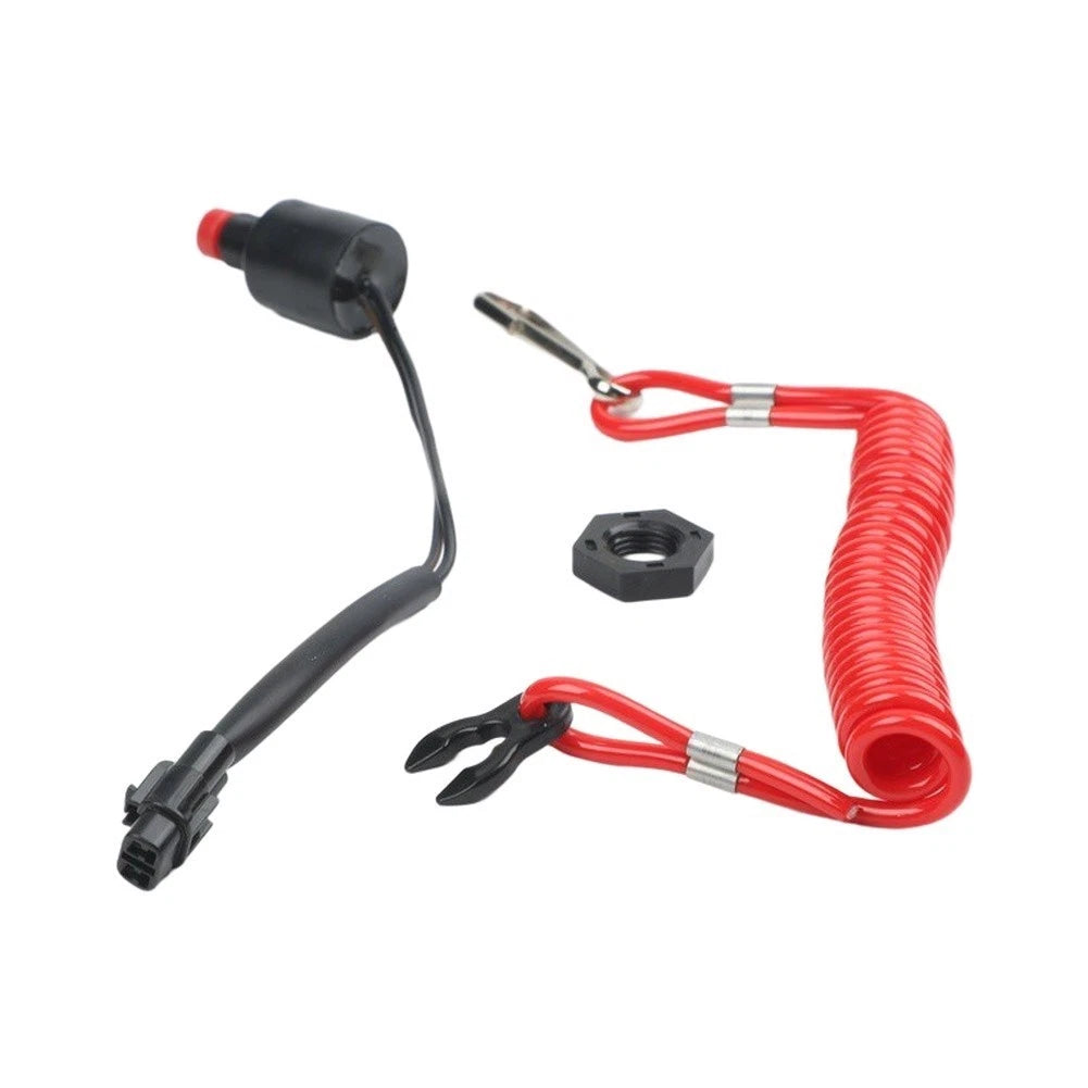 Outboard Motor Kill Stop Switch Safety Tether for 8300HP Engines (4-Cycle)