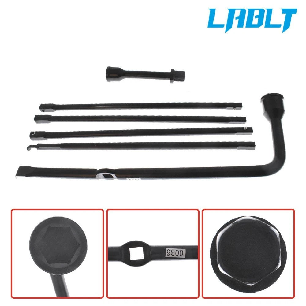Spare Tire Lug Wrench Tool Kit for Dodge Ram 2500 3500 (2007–2015)