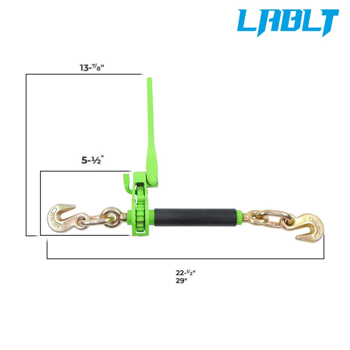 Set of 4 Steel Folding Chains for Various Applications (5/16in-3/8in, G70)