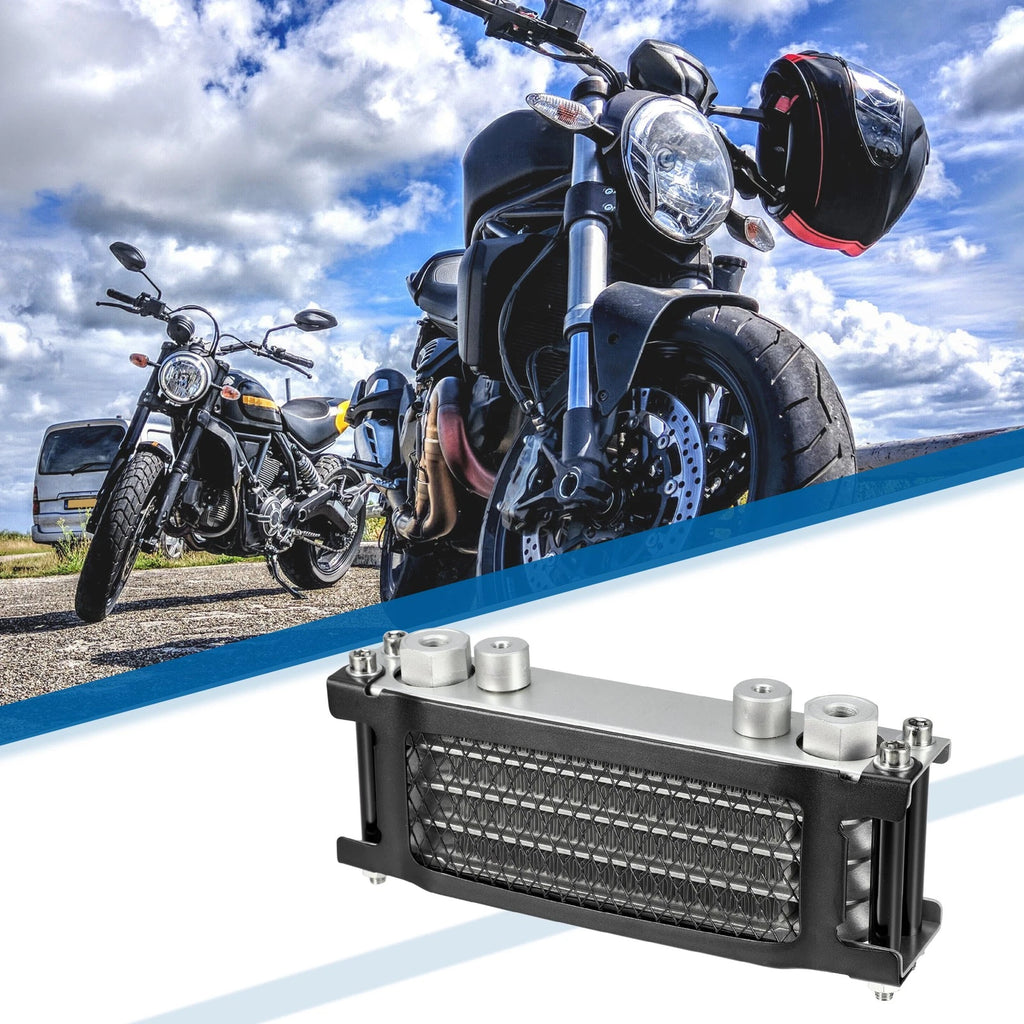 Engine Oil Cooler Radiator Interface for Monkey Bike 50CC to 160CC Metal