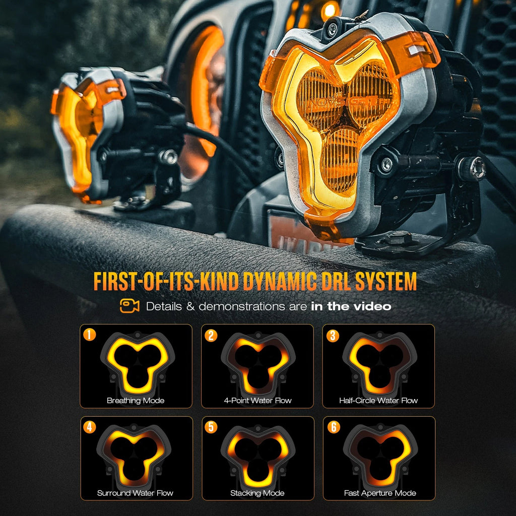 3" LED Work Light Pod for Off-Road Trucks