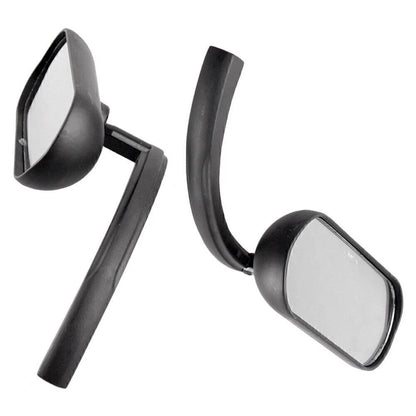 2X Black Universal Rear View Side Mirrors for Motorcycle (Cruiser, Chopper)