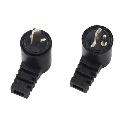 2X 2 Pin DIN Right Angle Speaker Cable for Hifi Systems