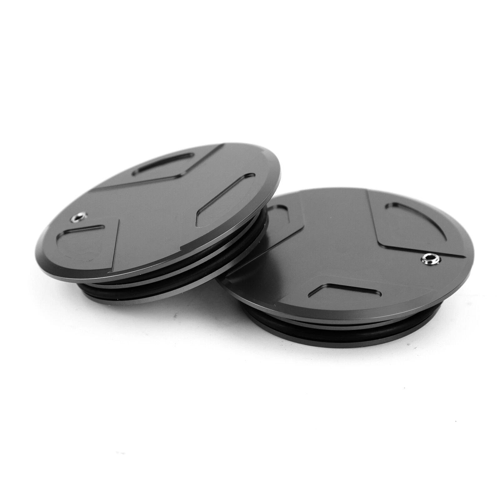 CNC Black Frame Hole Caps Plug Cover for BMW R1200GS/LC/ADV (2013–2019)
