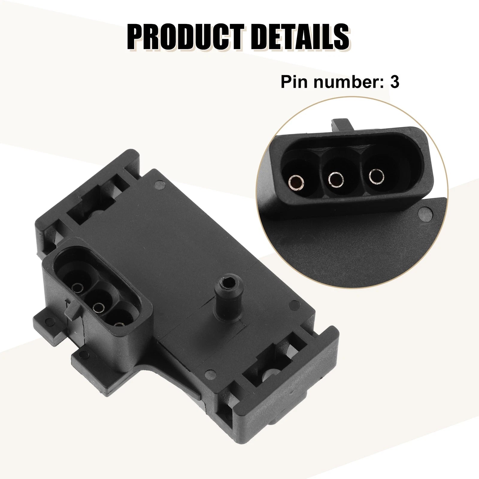 Manifold Absolute Pressure Sensor OEM Replacement for Chevy Jeep (2008–2018)