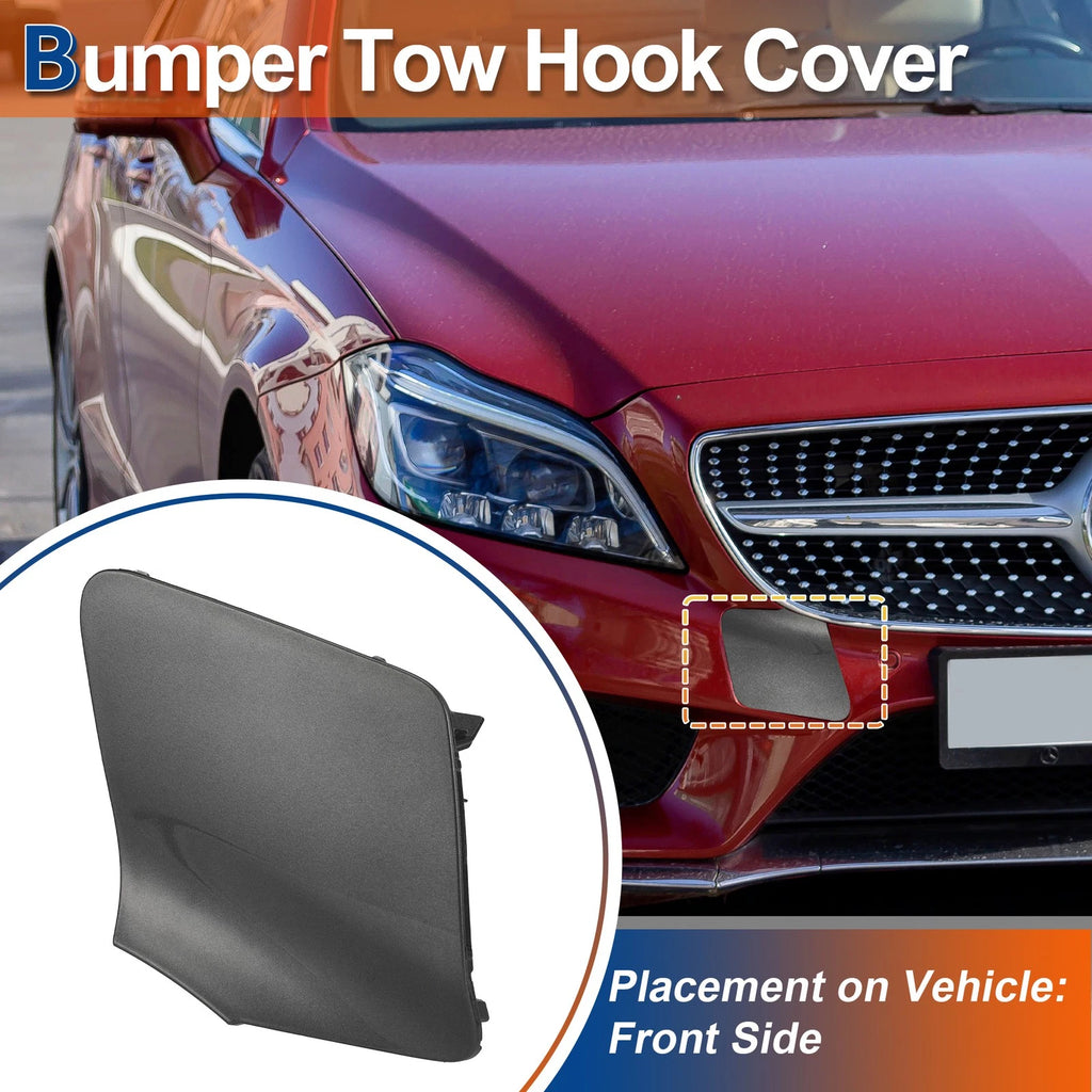 Tow Hook Cover Front for Mercedes-Benz CLS Selenite Grey Metallic (2012–2018)